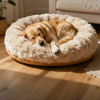 Anxiety-Relieving Plush Donut Pet Bed