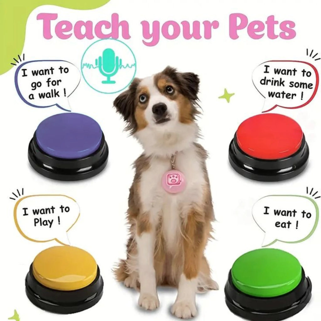Smart-Training Recordable Pet Speaking Buttons