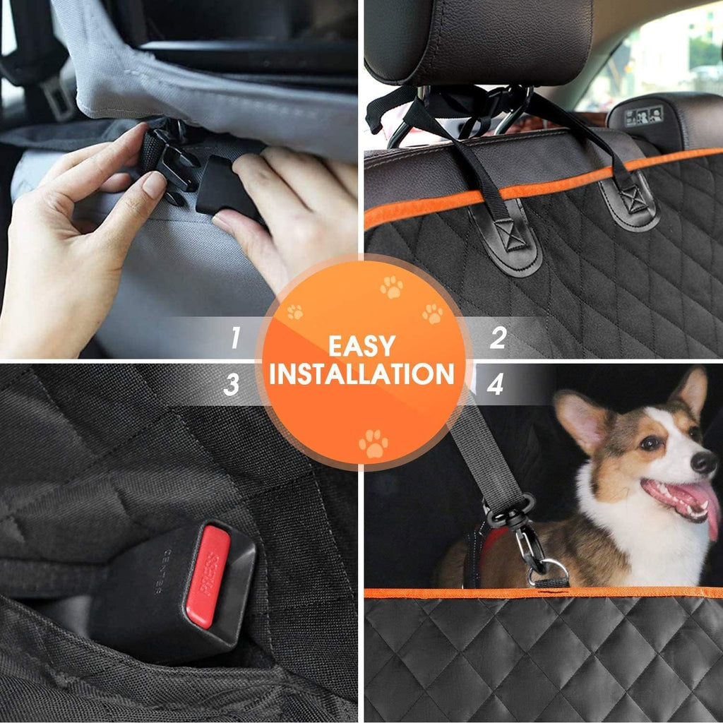 Full-Protection Convertible Dog Car Seat Cover