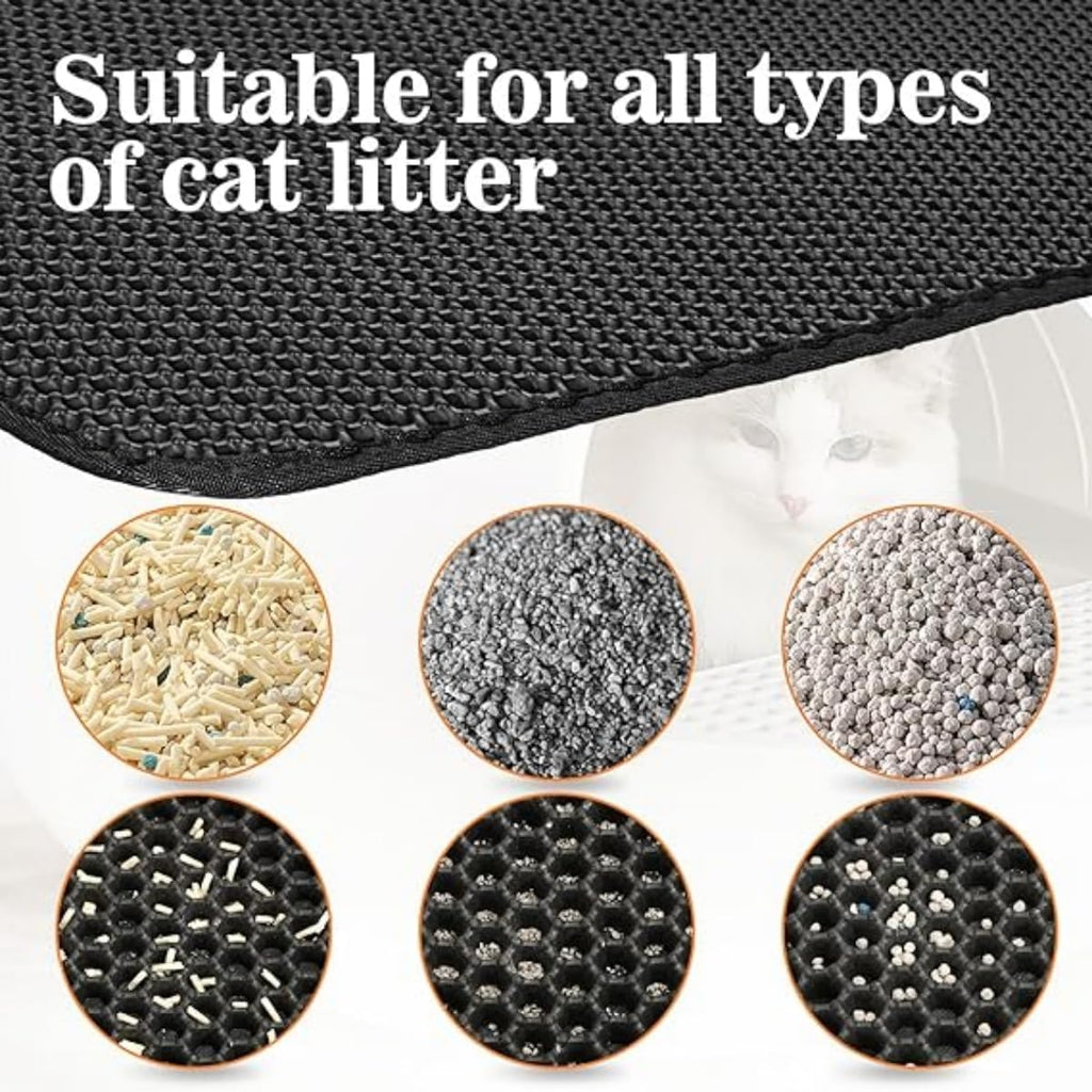 Waterproof Urine-Proof Double-Layer Cat Litter Mat