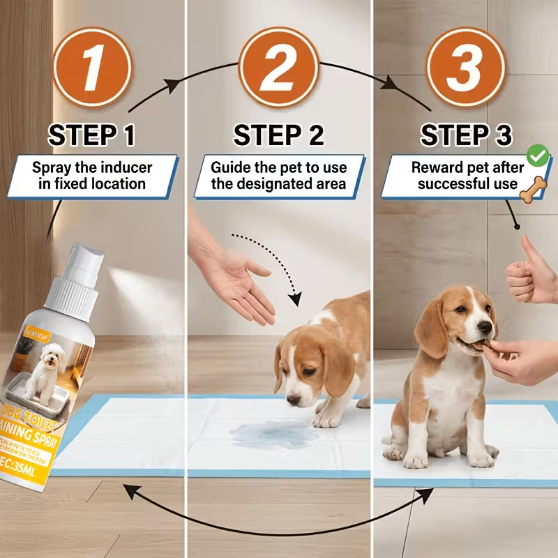 Olfactory-Safe Puppy Housebreaking Inducer Spray