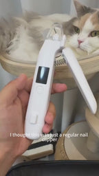 2-in-1 LED Pet Nail Clipper & Grinder