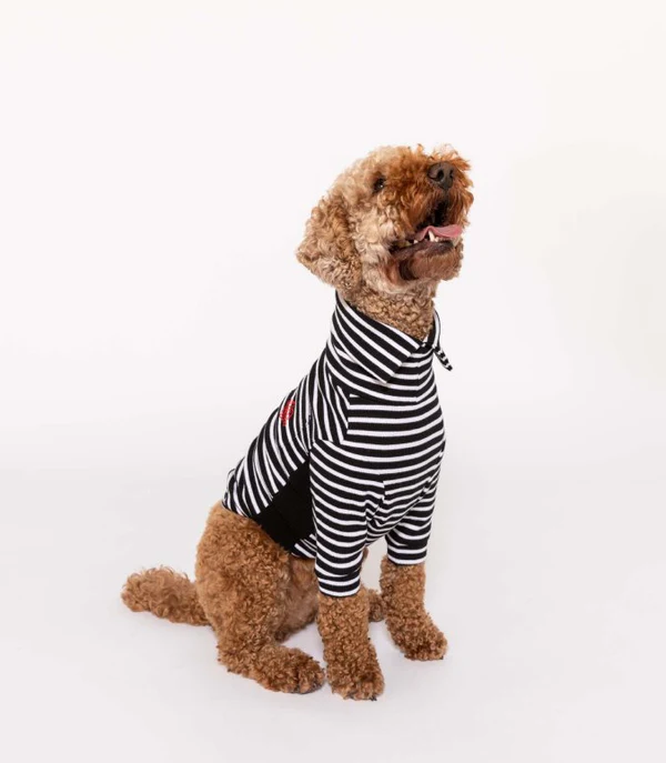 Stripe Tee Rust and Ivory - Image 2